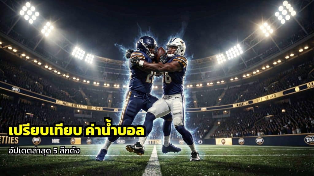 เปรียบเทียบ ค่าน้ำบอล